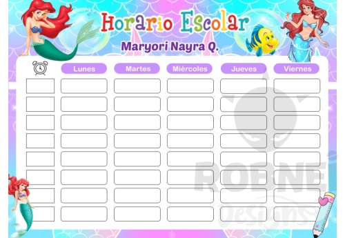 Sirenita Horario Escolar